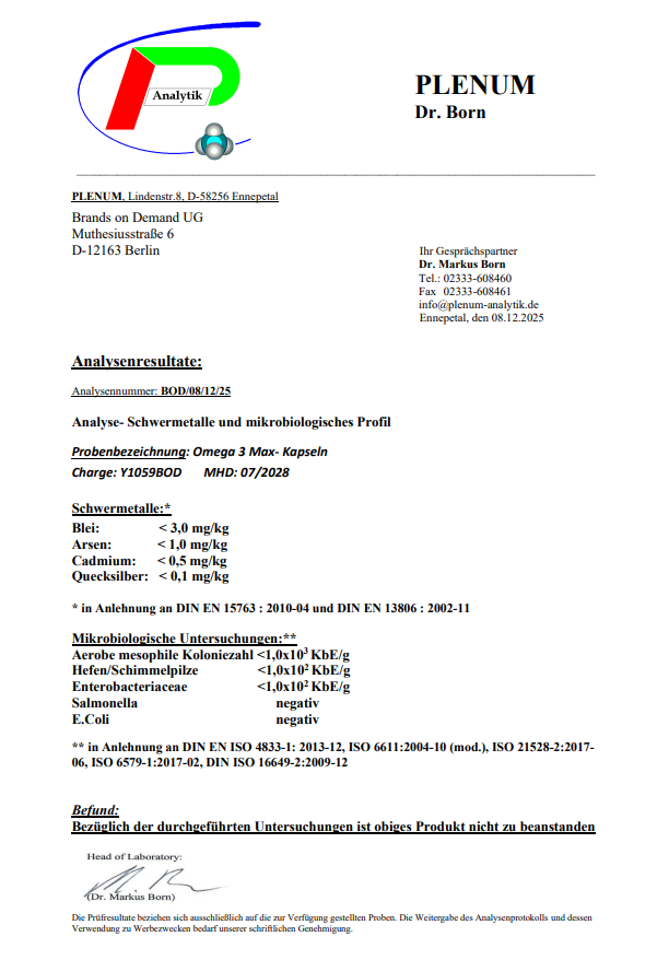Omega 3 Max 35/25 - 120 Softgels